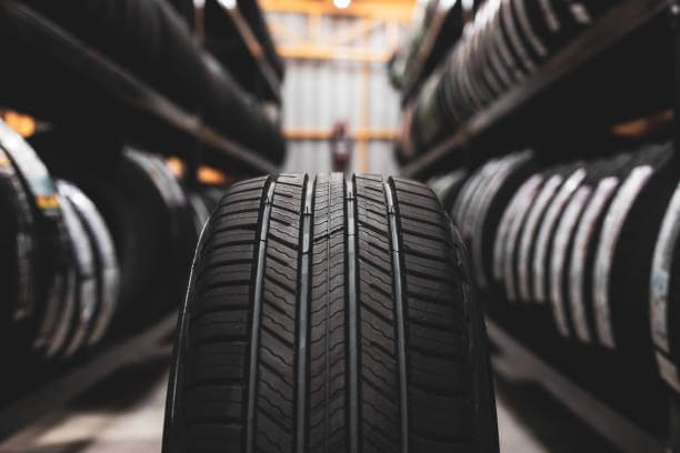 Audi tyres checked for wear and correct fitment in a Dubai workshop
