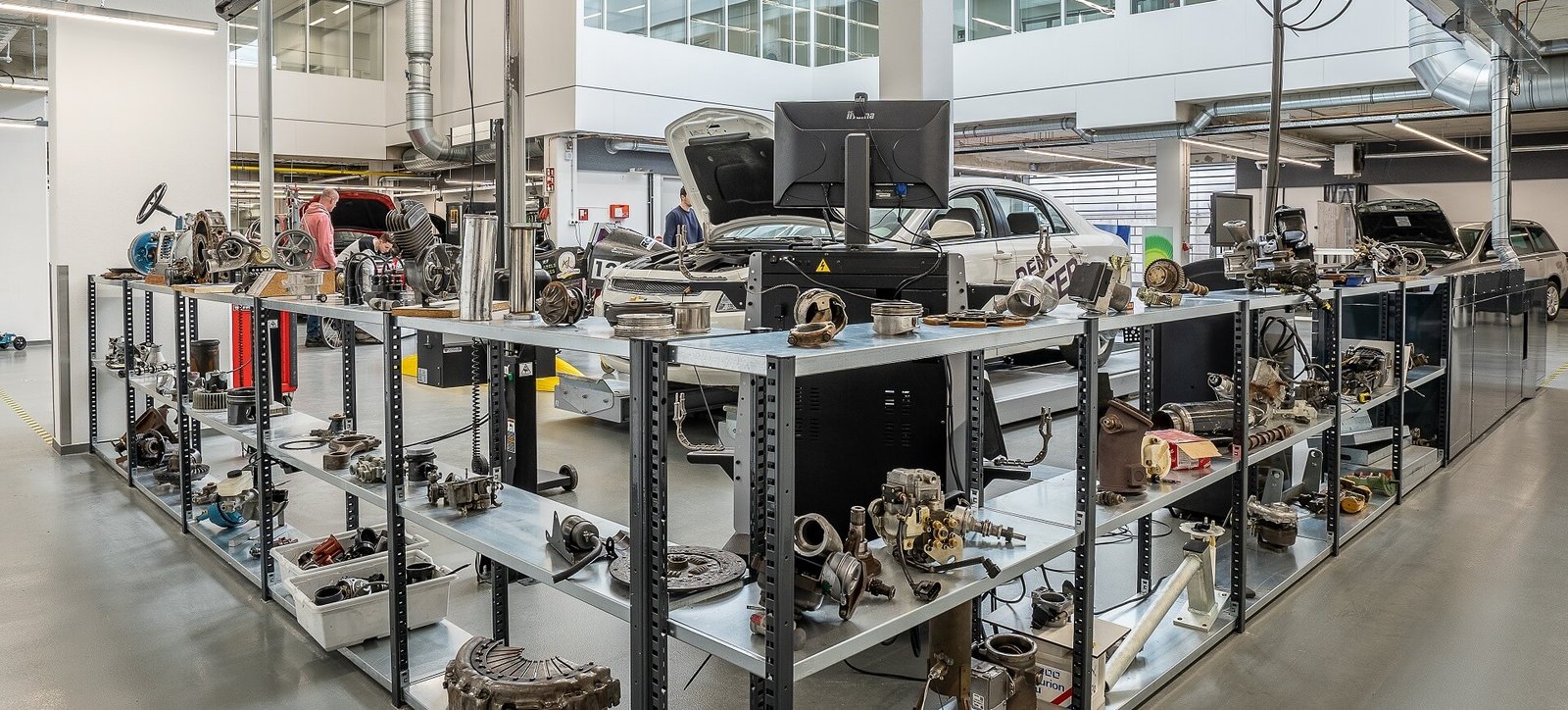 Automotive parts inspected before Bentley installation