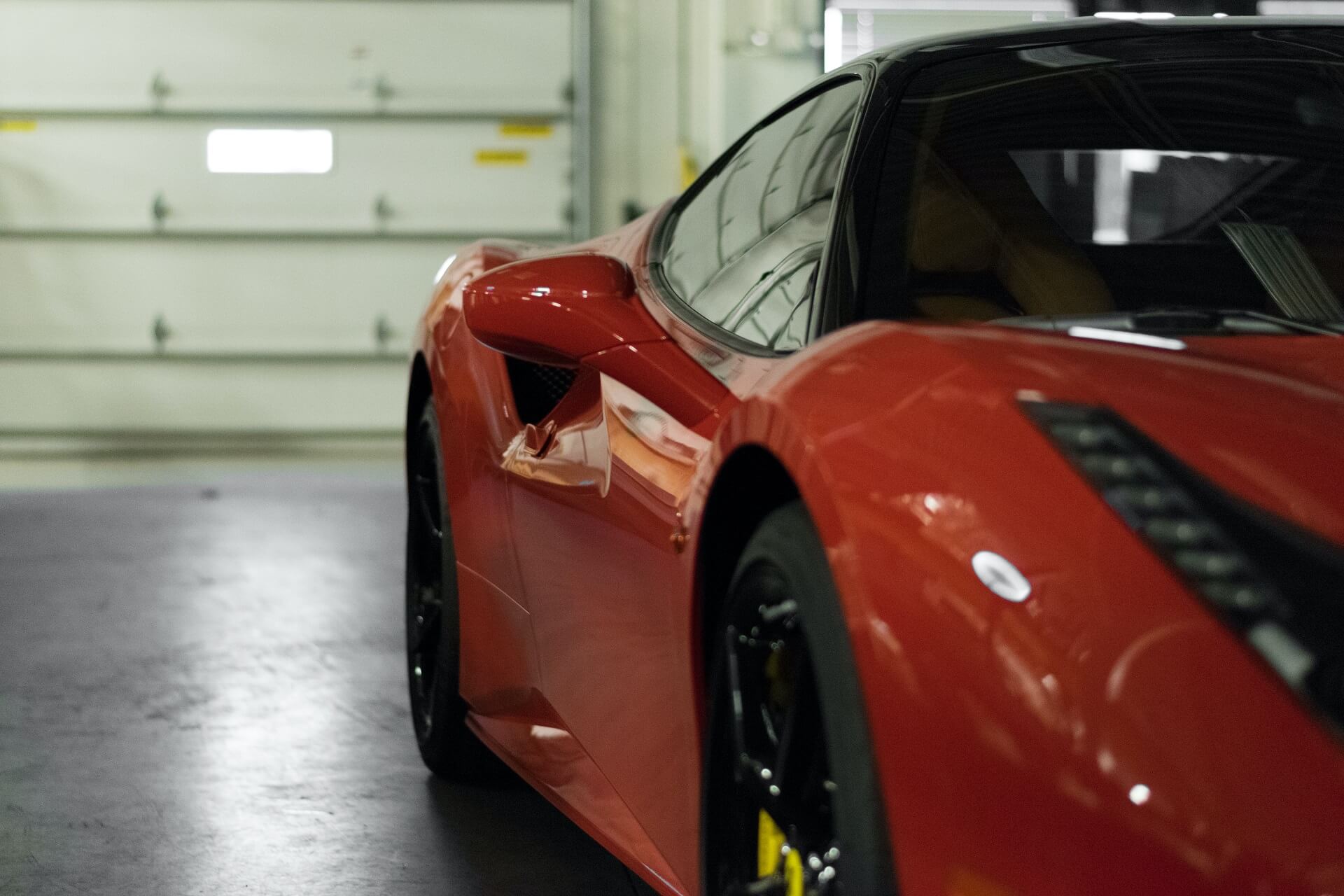 Vehicle undergoing substantial mechanical repair assessment in Dubai