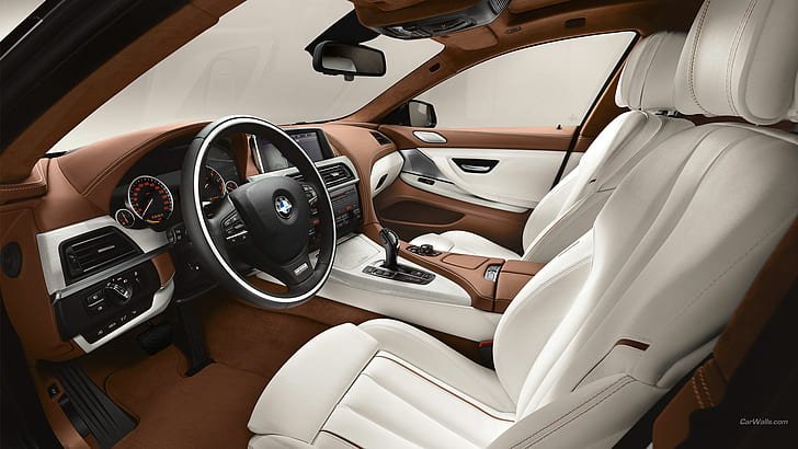 BMW leather upholstery interior in Dubai