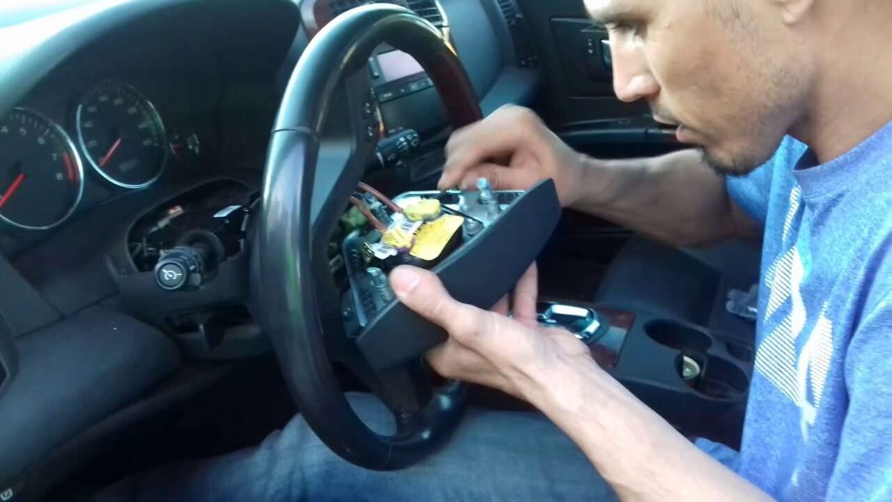 Cadillac steering system inspection in Dubai