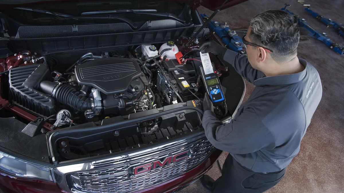 GMC SUV and pickup engine repair workshop
