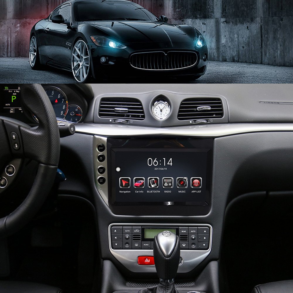 Maserati cabin climate controls and exterior