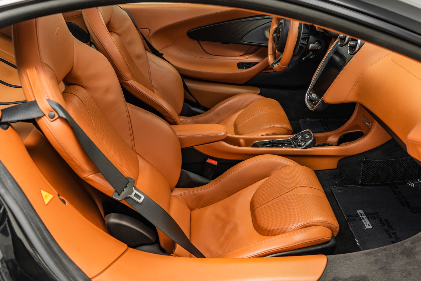 McLaren upholstery inspection and repair in Dubai