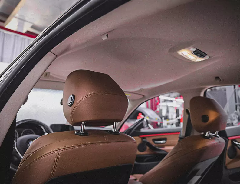 McLaren seat leather and trim restoration