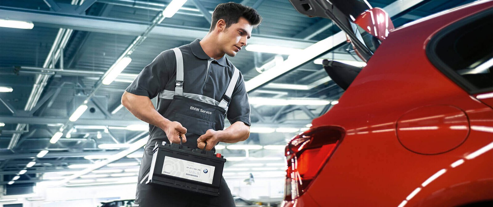 BMW battery replacement and registration service in Dubai