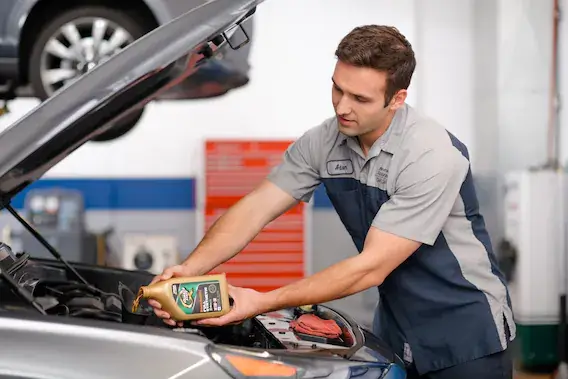 Engine oil and filter prepared for Dodge service