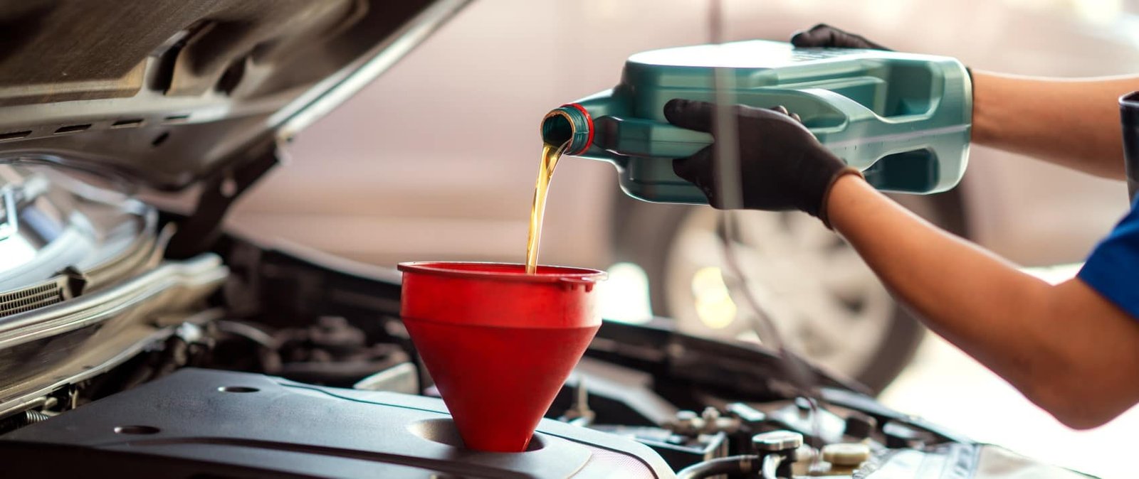 Ferrari maintenance and oil service inspection in Al Quoz