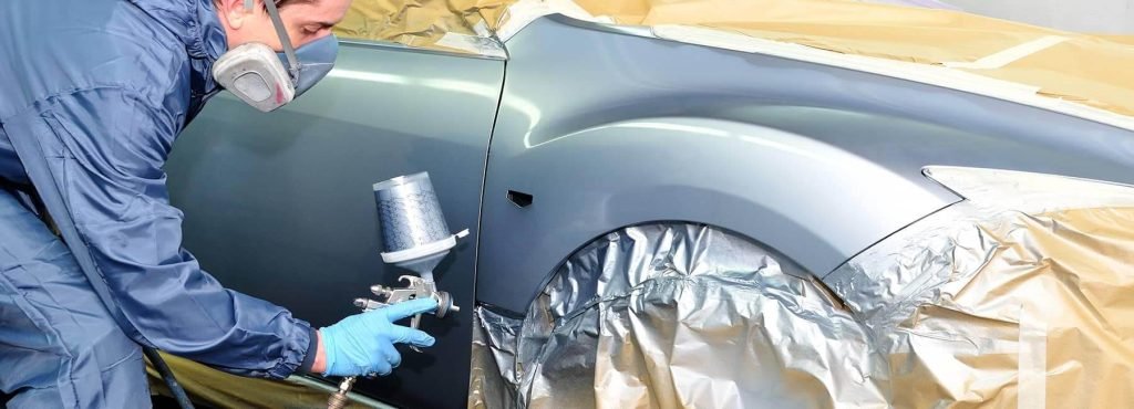 Ford body panel paint preparation and refinishing