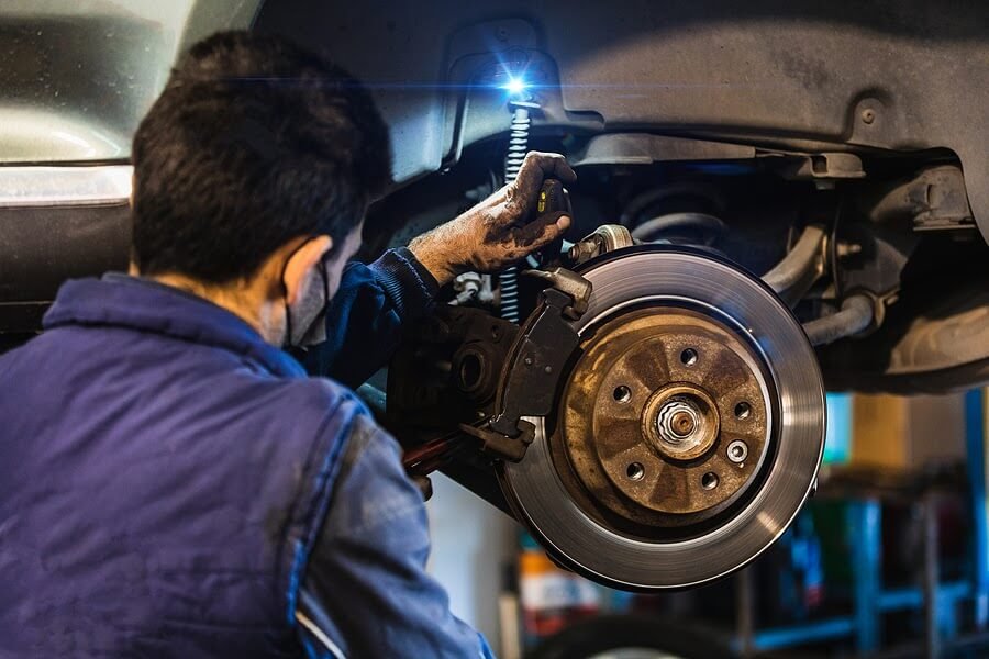 Ford shock absorber control arm and suspension repair