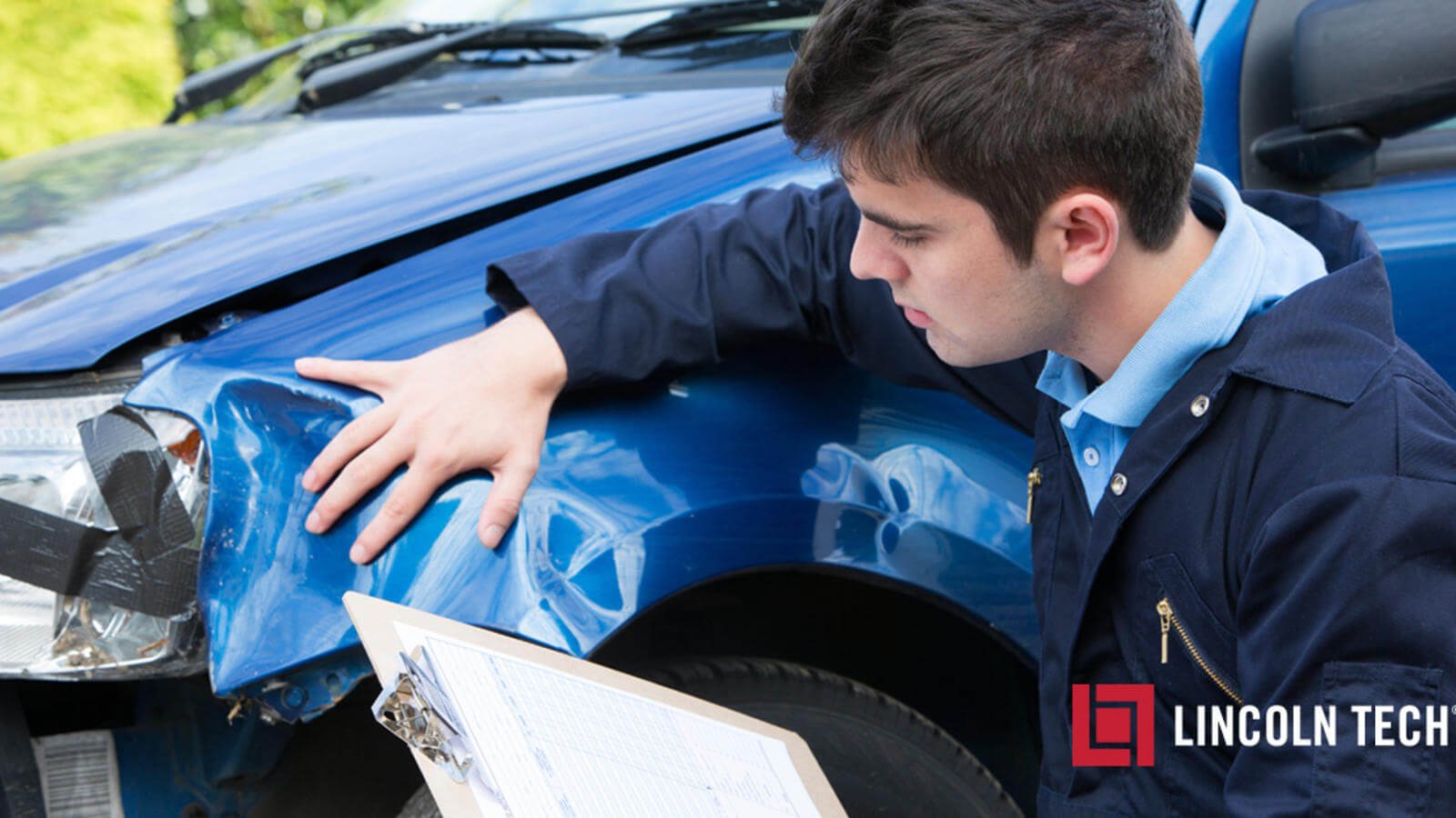 Lincoln body repair inspection in Dubai