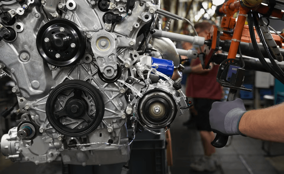 Cadillac engine diagnostic inspection