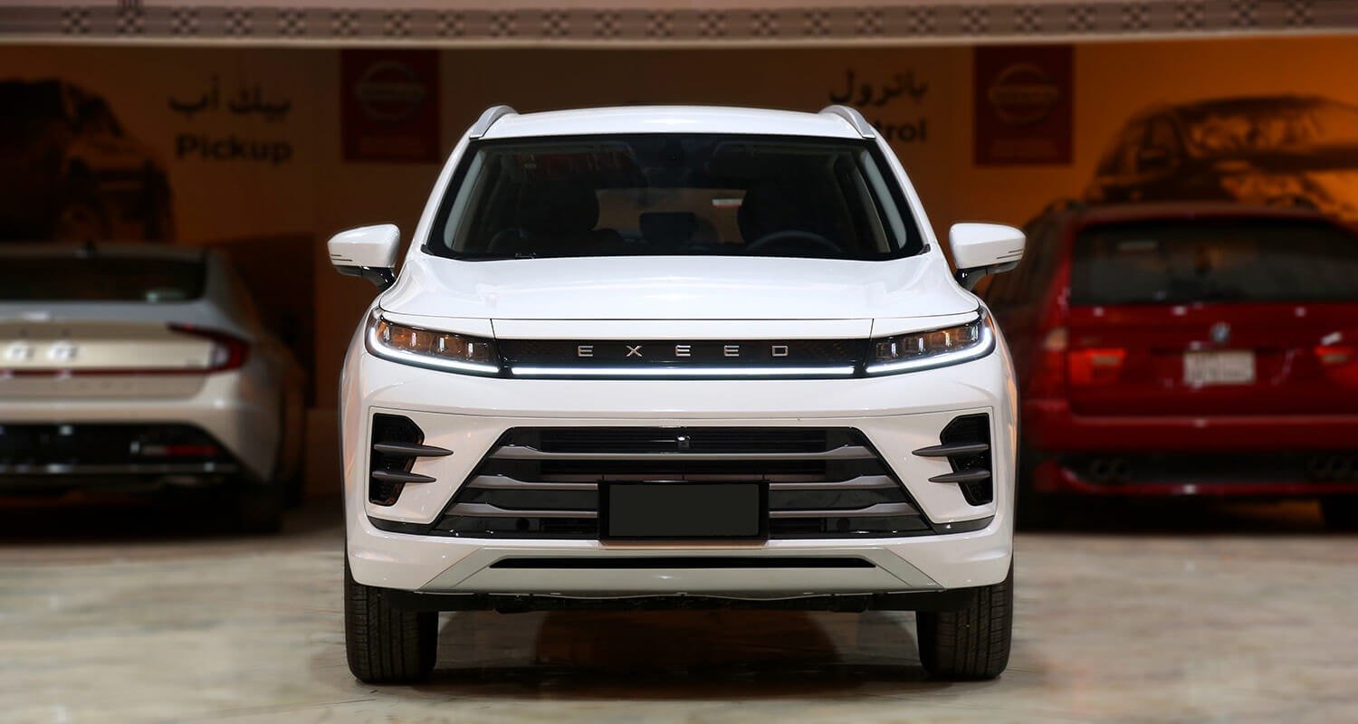 White EXEED SUV