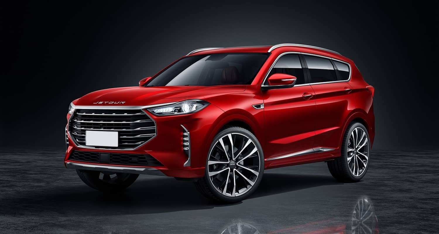 Red Jetour SUV