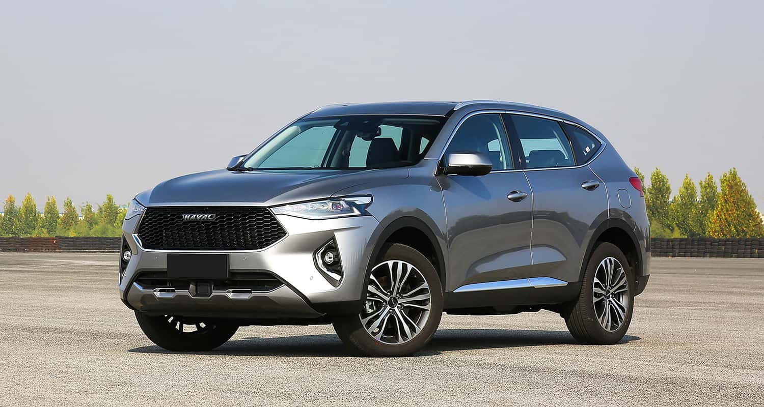 Silver Haval SUV