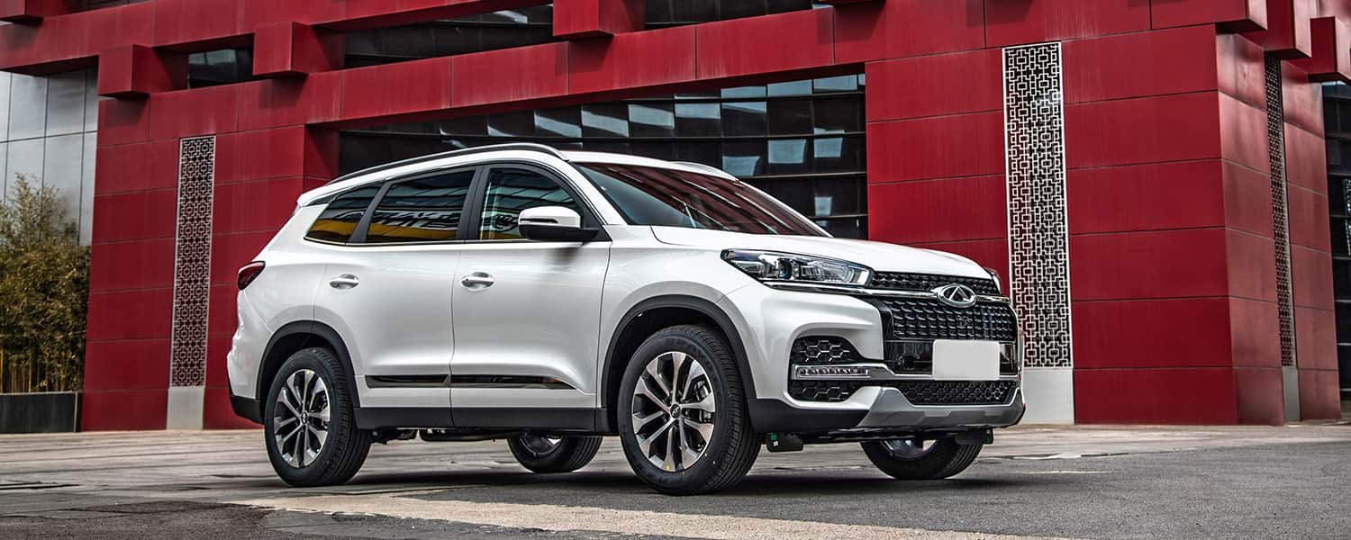 White Chery vehicle
