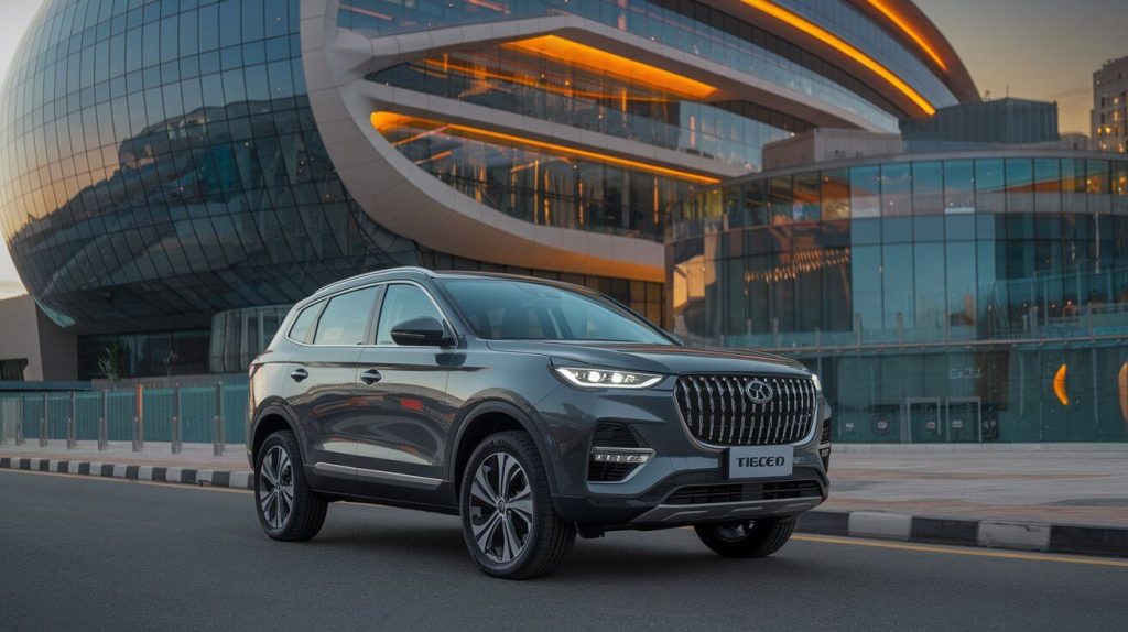 Luxury Chinese cars on UAE roads