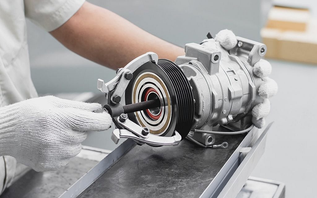 Car AC compressor repair
