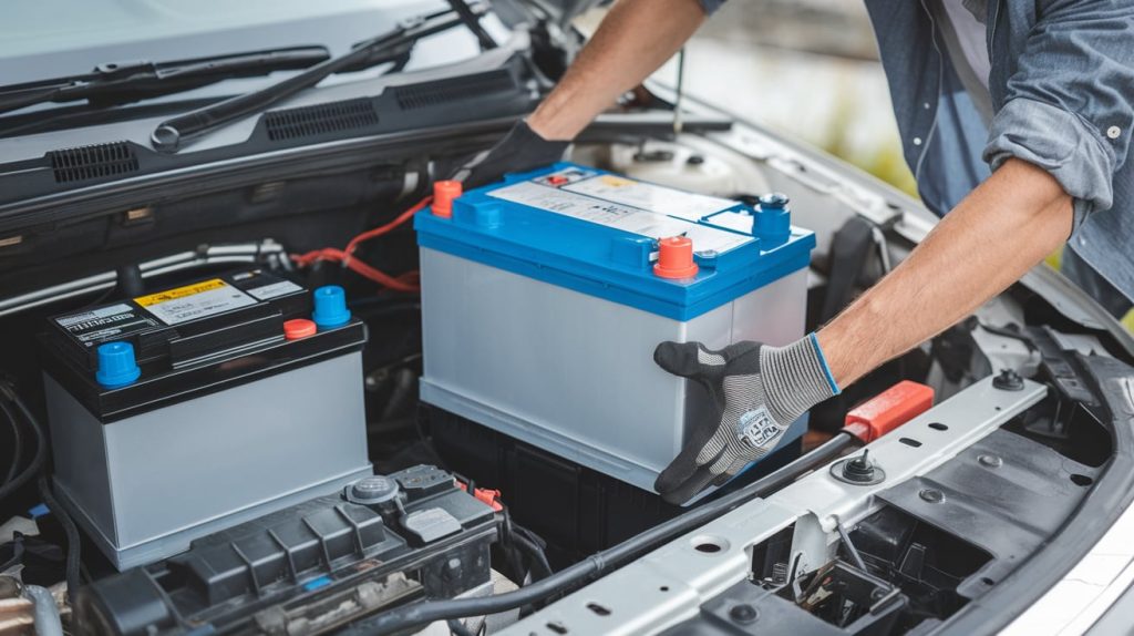 car battery checkup
