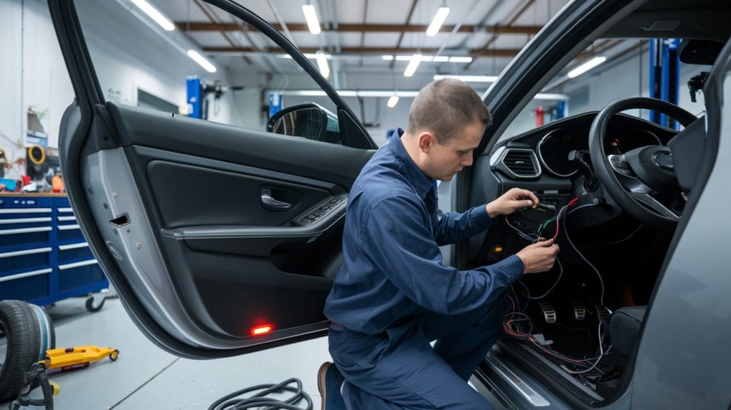 car audio installation