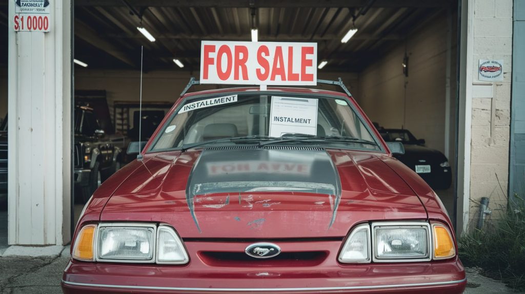 Used car available for installment plans in the UAE.