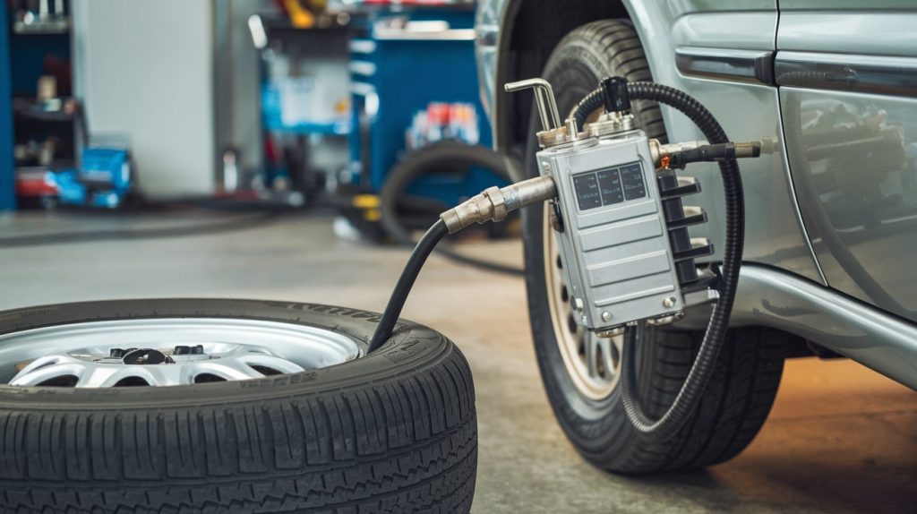Electric car air pump 