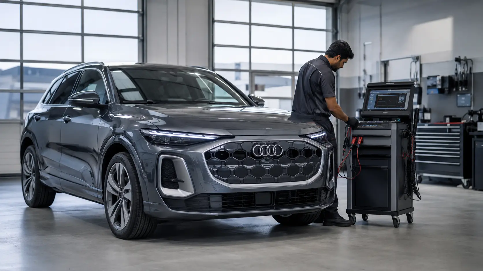 2026 Audi Q5 12-volt battery and charging-system diagnostic