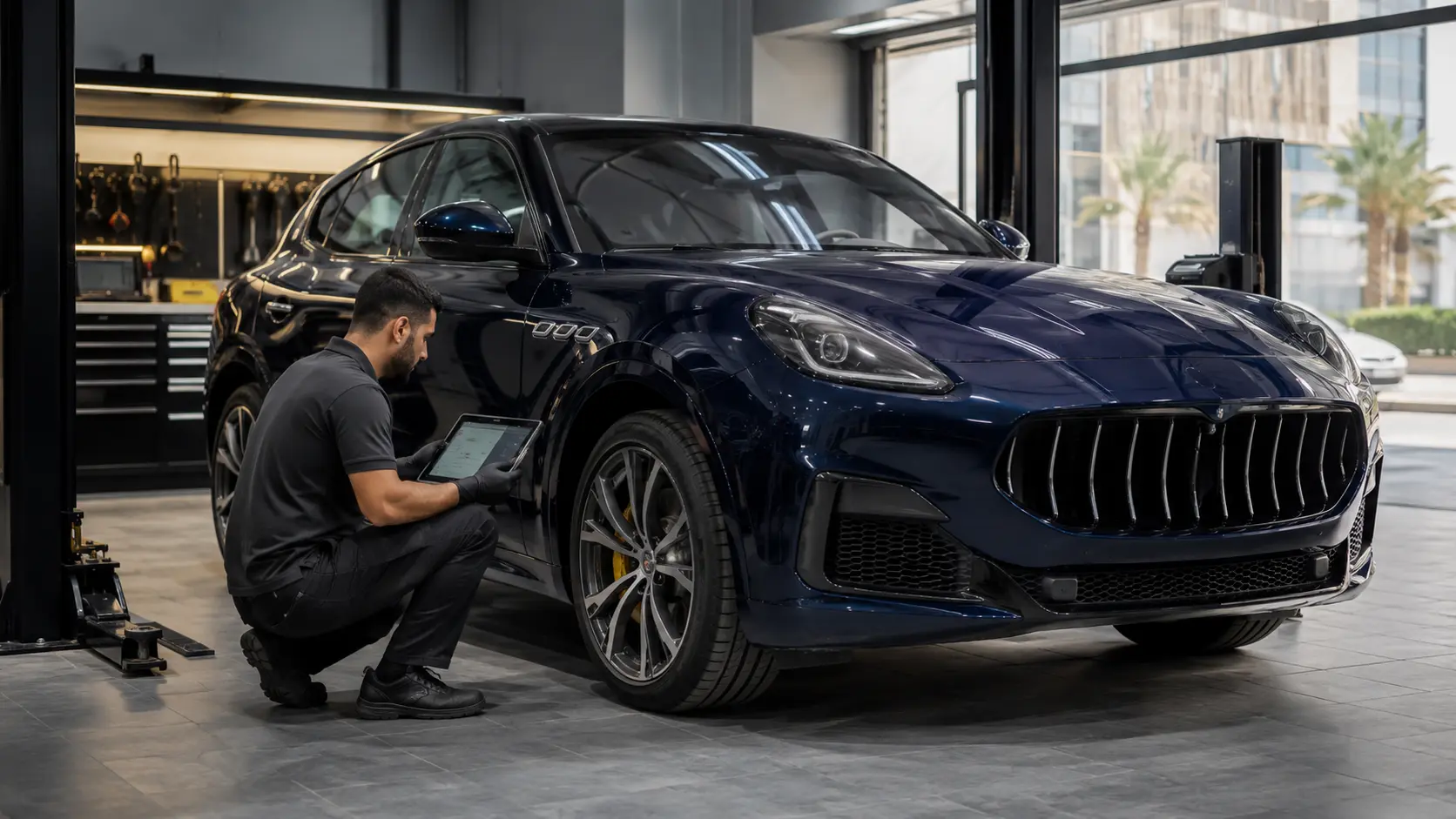 Maserati Grecale used to illustrate diagnostic planning
