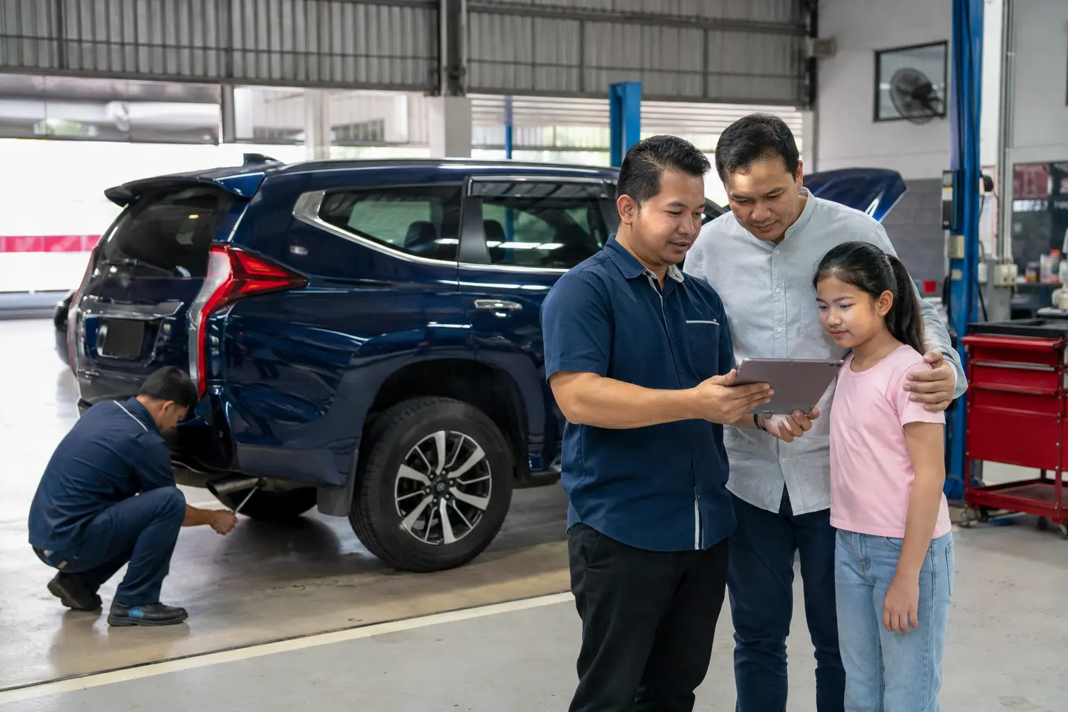 Mitsubishi Montero Sport service findings reviewed with a family owner
